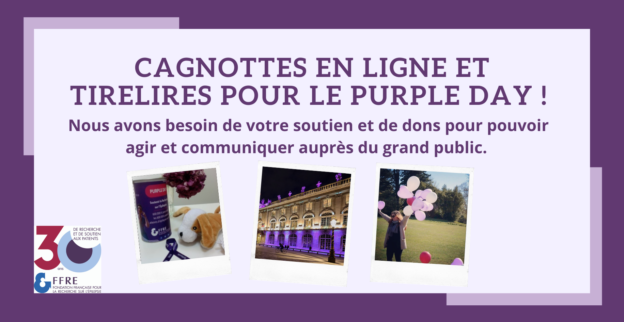 .Cagnottes en ligne et tirelires pour le Purple Day !