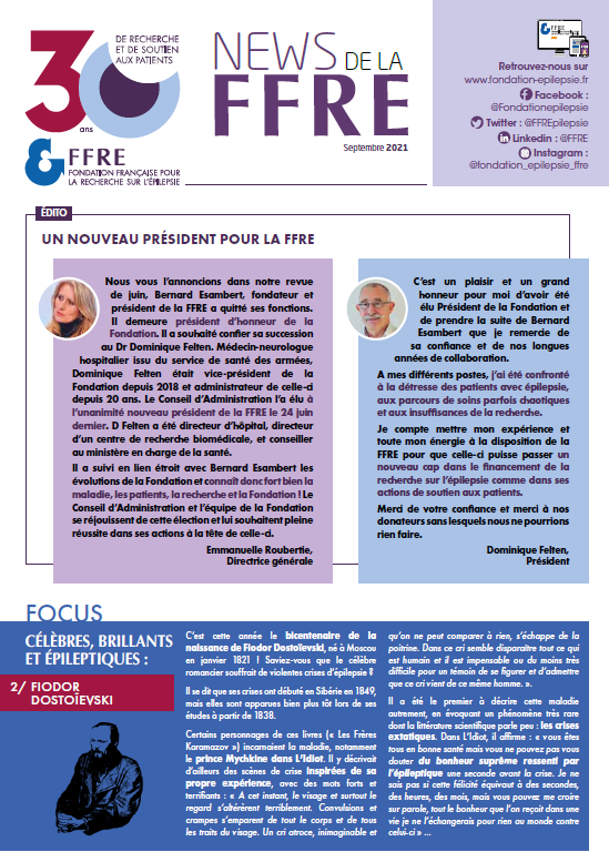 .La newsletter de septembre de la FFRE